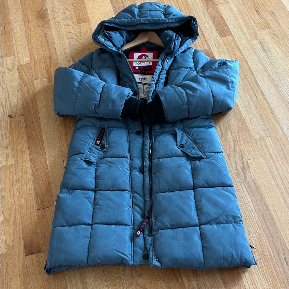 Women's Blue Puffer Jacket